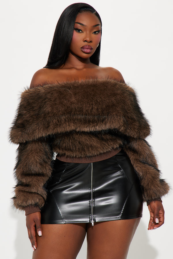 High Energy Faux Fur Sweater