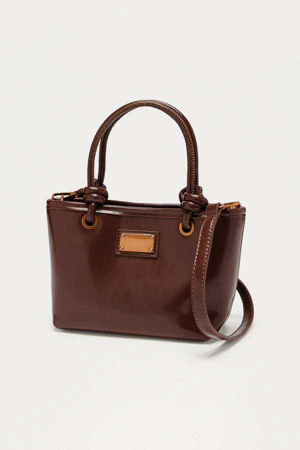 Brown Satchel Handbag