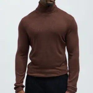 DeAngelo Turtleneck Sweater - Chocolate