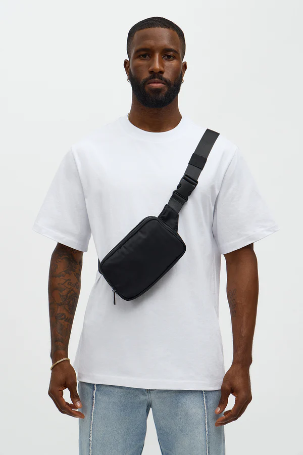 Stadium Black Crossbody Bag