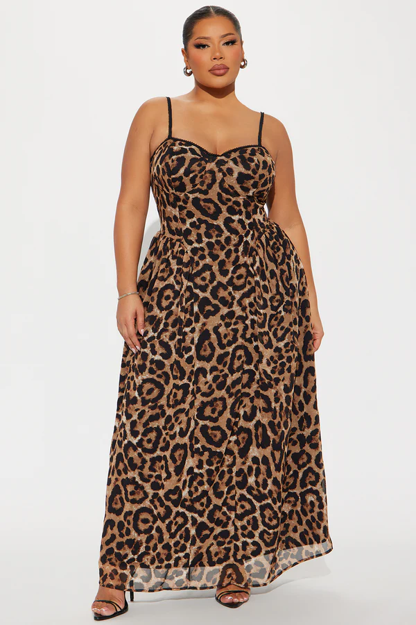 Leopard Maxi Dress - Leopard